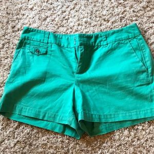 100% cotton Chino style shorts. 4” inseam